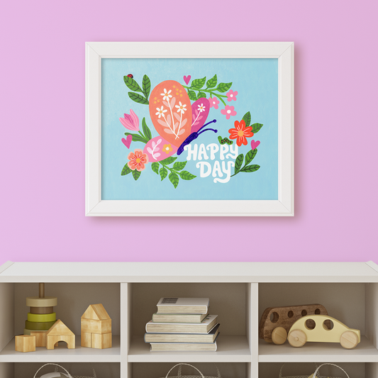 Happy Day Art Print