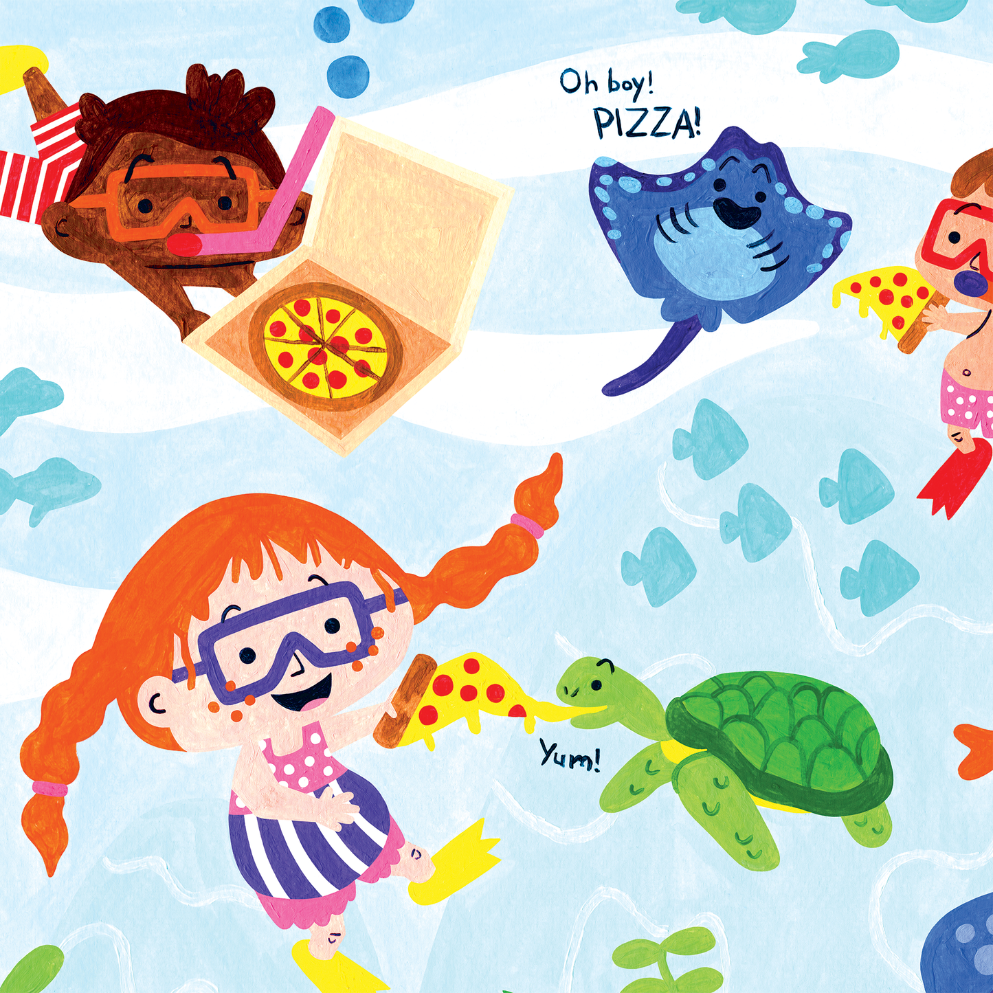 Pizza Di Mare Art Print