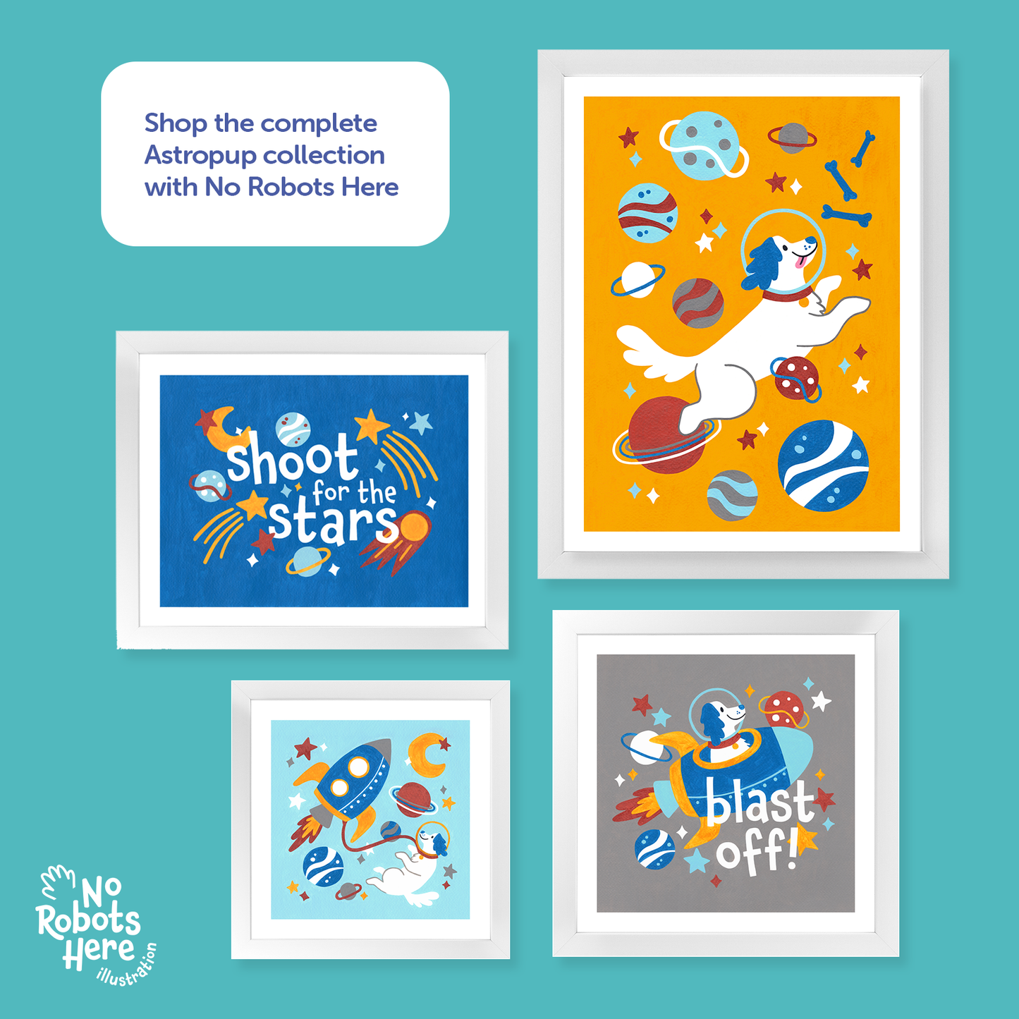 Blast Off! Art Print