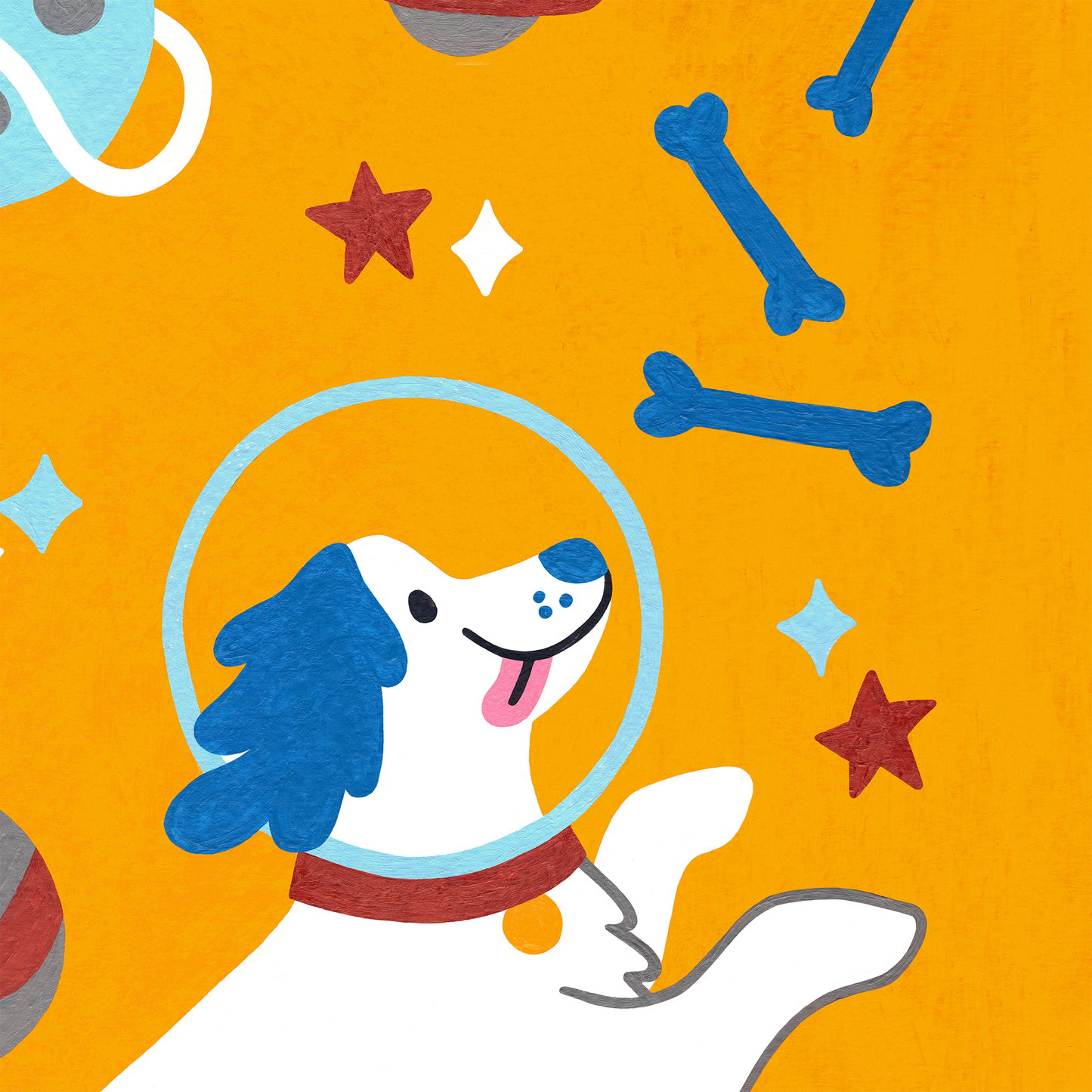Astropup Art Print