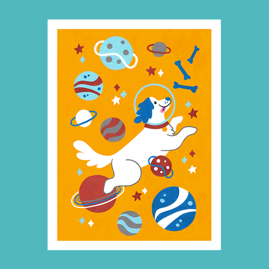 Astropup Art Print