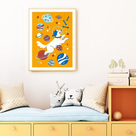 Astropup Art Print