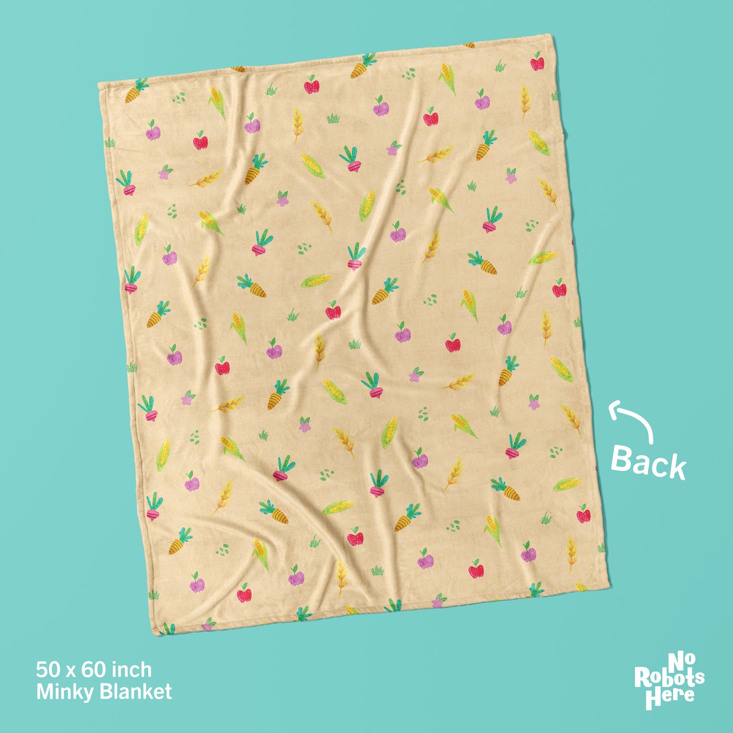 Farmhouse Animals Minky Blanket