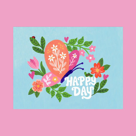 Happy Day Art Print