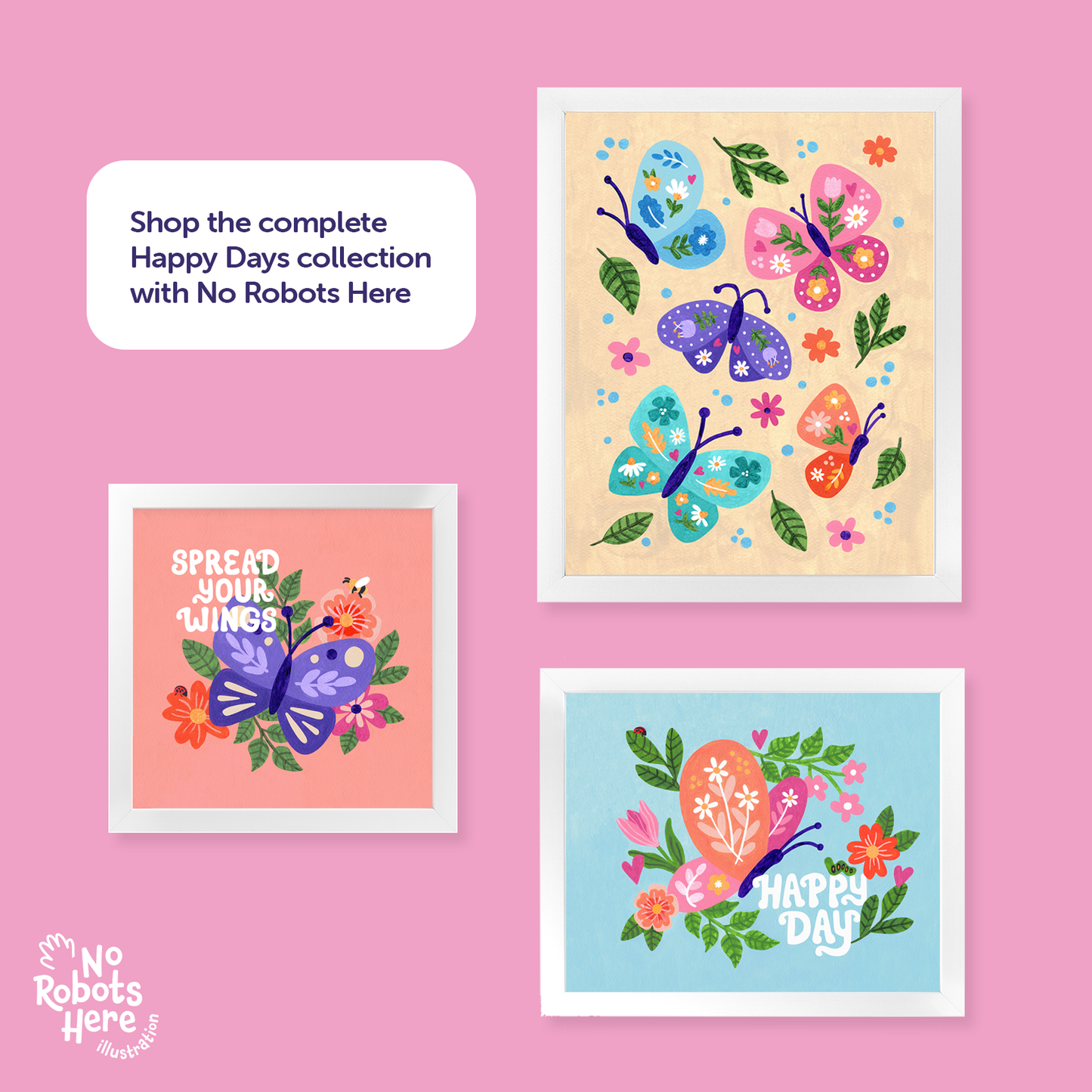 Butterfly Love Art Print