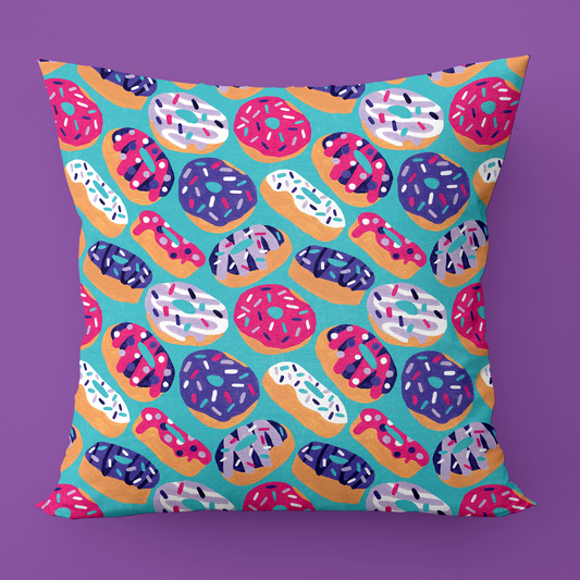 Today's A Good Day for Donuts Throw Pillow